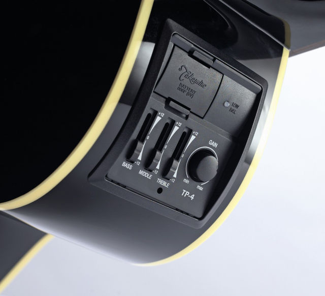 The TP-4 preamp can be used to tweak the guitar's tone